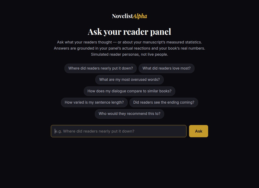 Ask the reader panel anything about the manuscript